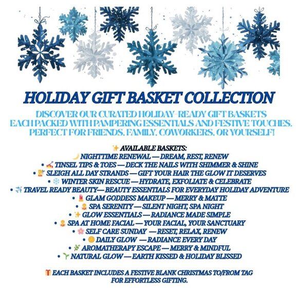 Other - Festive Spa & Beauty Gift Basket Catalog, Christmas, Holiday Gifts For Her